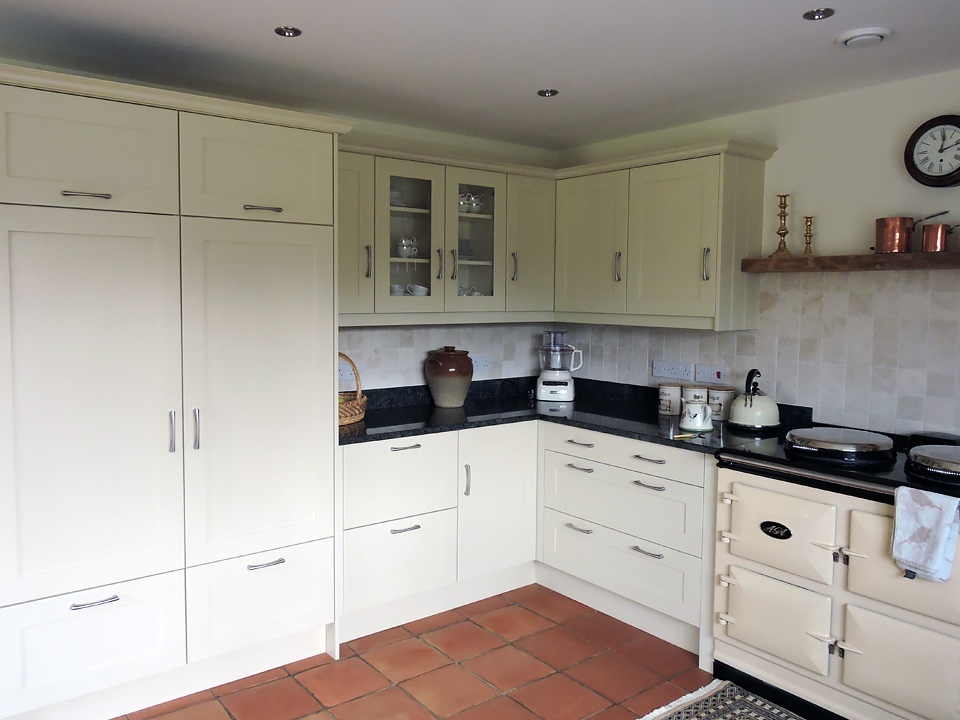 New fitted kitchen without island