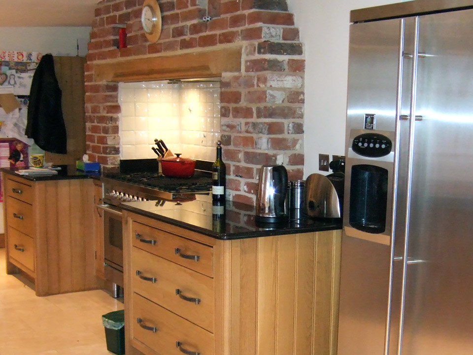 Wooden modern kitchen in Thaxted