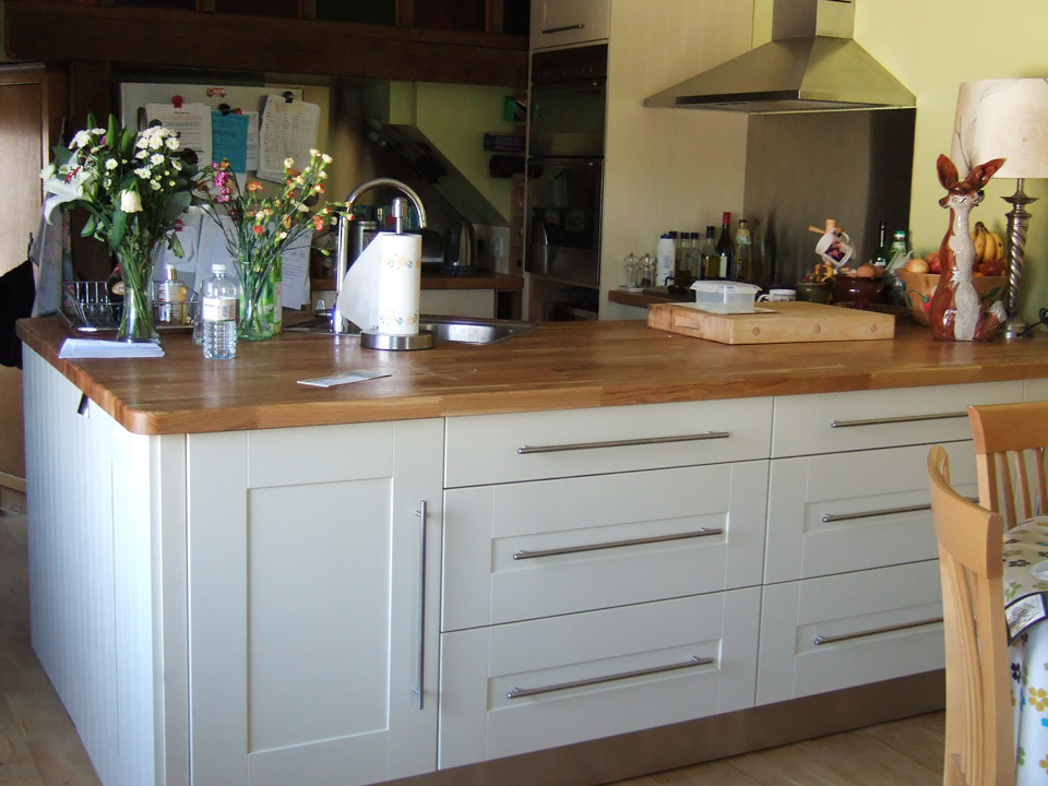 Modern painted kitchen in High Easter