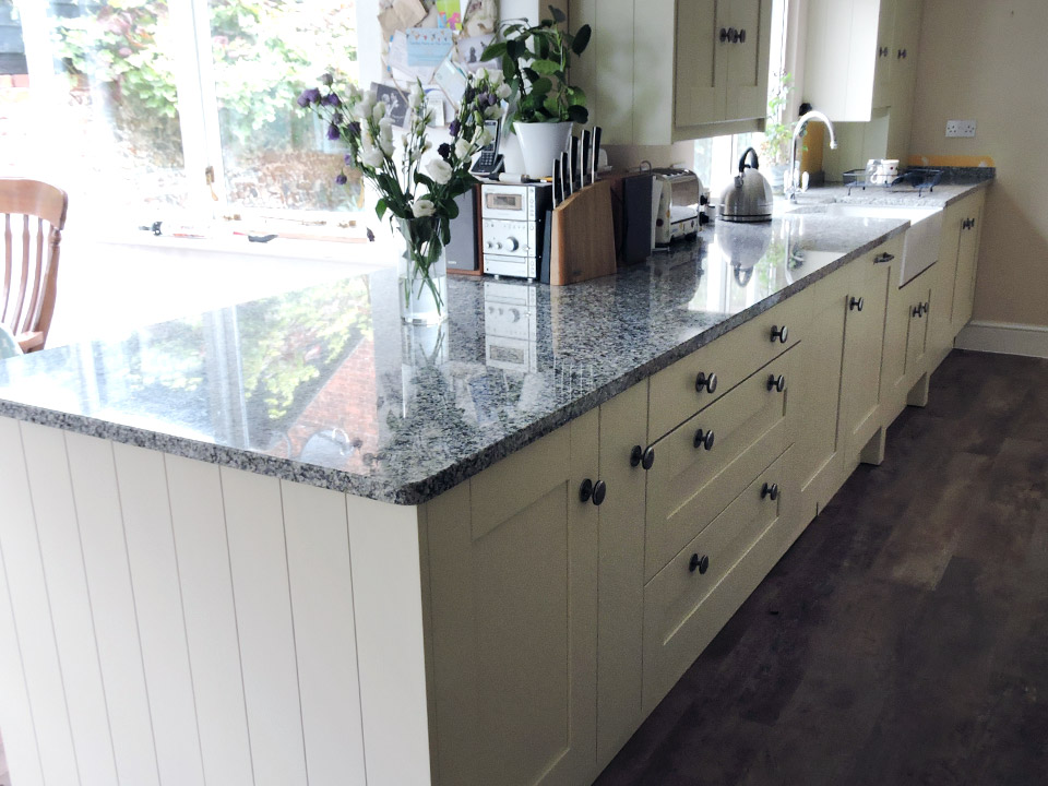 New painted kitchen in Essex