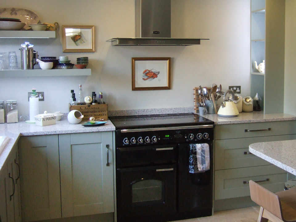 Painted kitchen in Great Dunmow